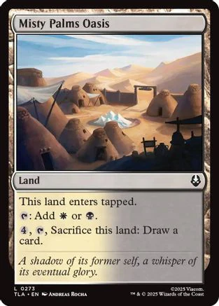 Misty Palms Oasis (TLA-273) - Avatar: The Last Airbender Foil [Land]