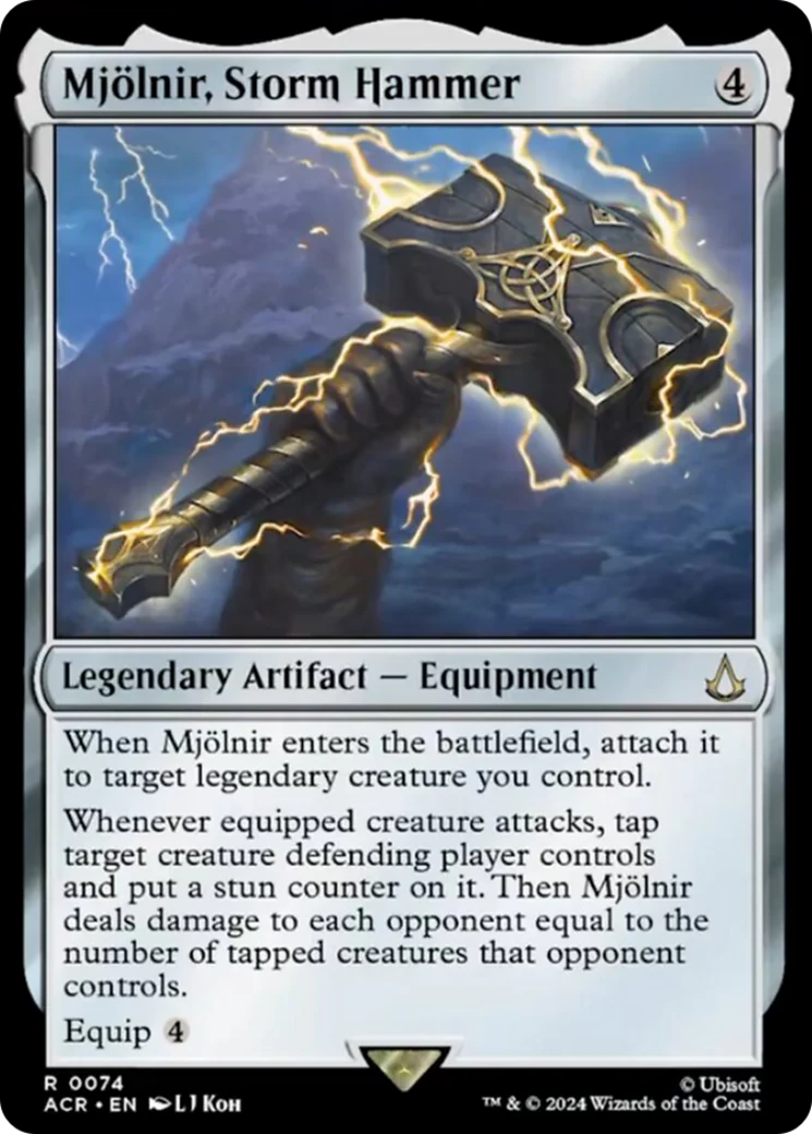 Mjölnir, Storm Hammer (ACR-074) - Assassin's Creed Foil [Rare]