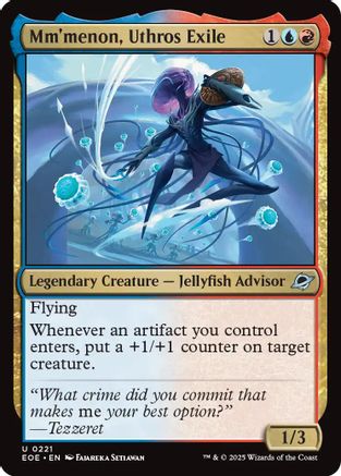 Mm'menon, Uthros Exile (EOE-221) - Edge of Eternities [Uncommon]