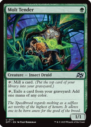 Molt Tender (DFT-171) - Aetherdrift Foil [Uncommon]