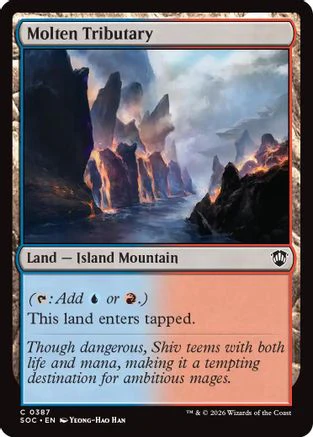 Molten Tributary (SOC-387) - Commander: Secrets of Strixhaven [Common]