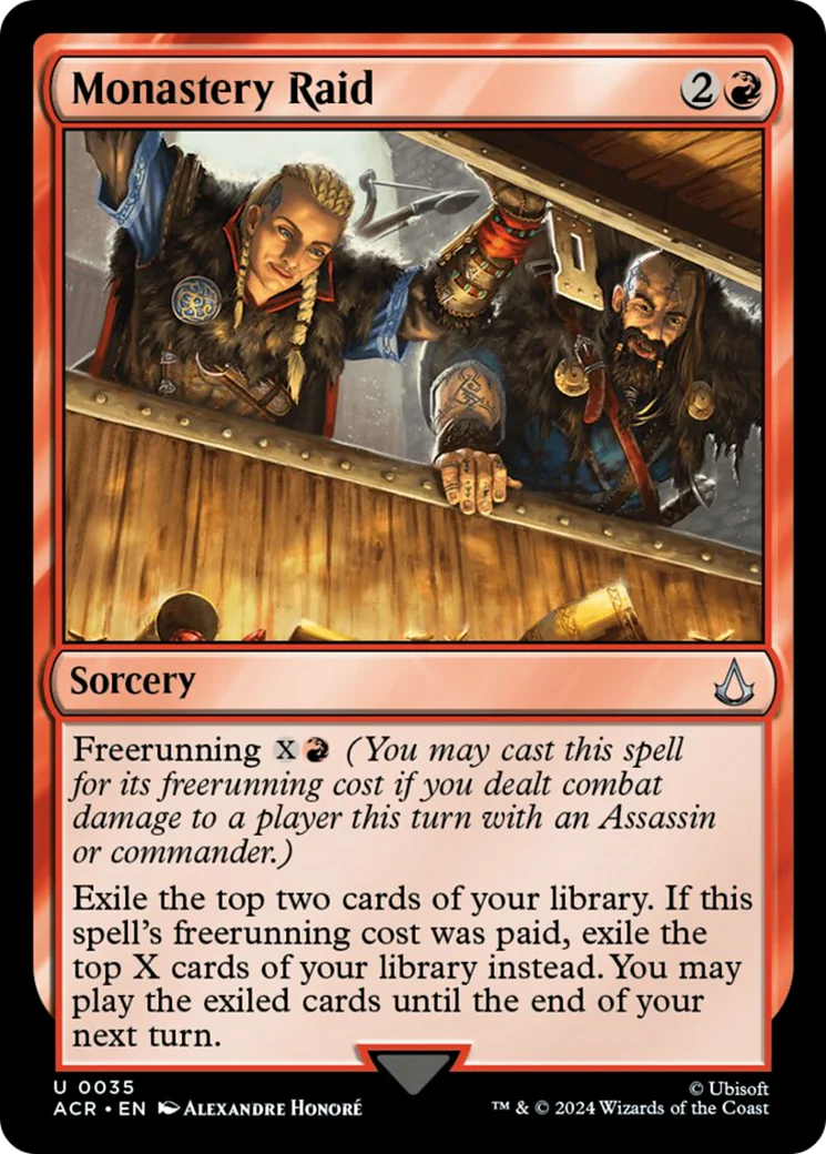 Monastery Raid (ACR-035) - Assassin's Creed Foil [Uncommon]