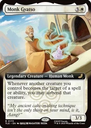Monk Gyatso (Extended Art) (TLE-173) - Avatar: The Last Airbender: Eternal-Legal Foil [Rare]