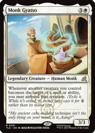 Monk Gyatso (TLE-081) - Avatar: The Last Airbender: Eternal-Legal Foil [Rare]