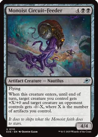 Monoist Circuit-Feeder (EOE-110) - Edge of Eternities Foil [Uncommon]