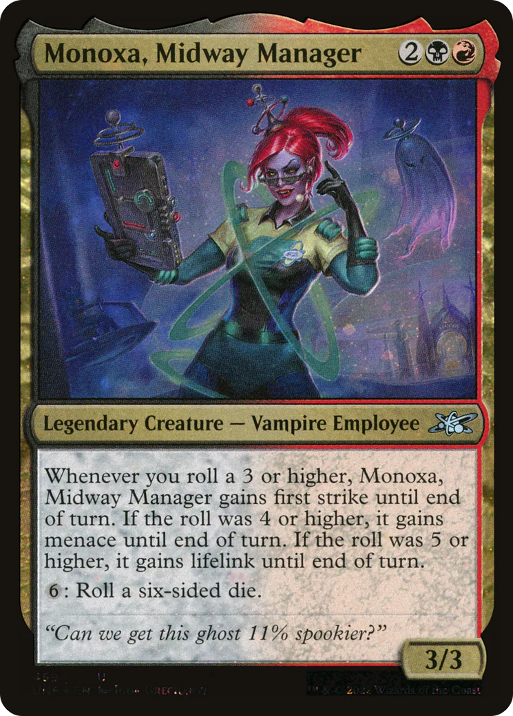 Monoxa, Midway Manager (UNF-459) - Unfinity Galaxy Foil [Uncommon]