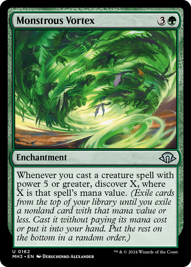 Monstrous Vortex (MH3-162) - Modern Horizons 3 Foil [Uncommon]