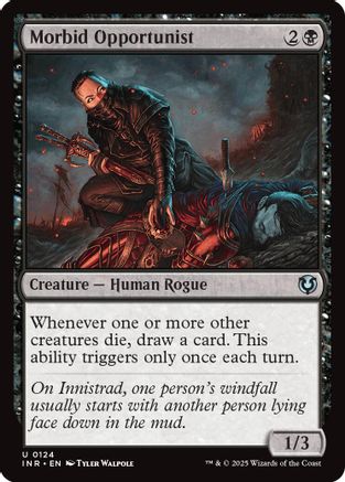 Morbid Opportunist (INR-124) - Innistrad Remastered Foil [Uncommon]