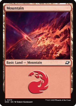 Mountain (0273) (EOE-273) - Edge of Eternities Foil [Land]
