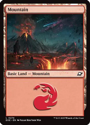 Mountain (0274) (EOE-274) - Edge of Eternities Foil [Land]