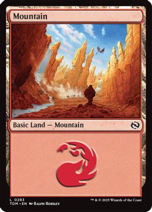 Mountain (0283) (TDM-283) - Tarkir: Dragonstorm [Land]