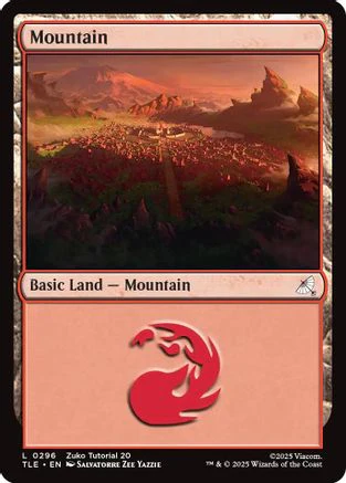 Mountain (0296) (TLE-296) - Avatar: The Last Airbender: Eternal-Legal [Land]