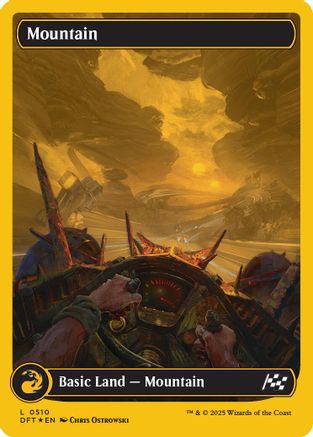 Mountain (0510) (First-Place Foil) (DFT-510) - Aetherdrift Foil [Land]