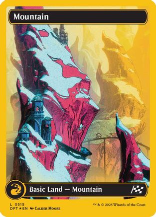 Mountain (0515) (First-Place Foil) (DFT-515) - Aetherdrift Foil [Land]