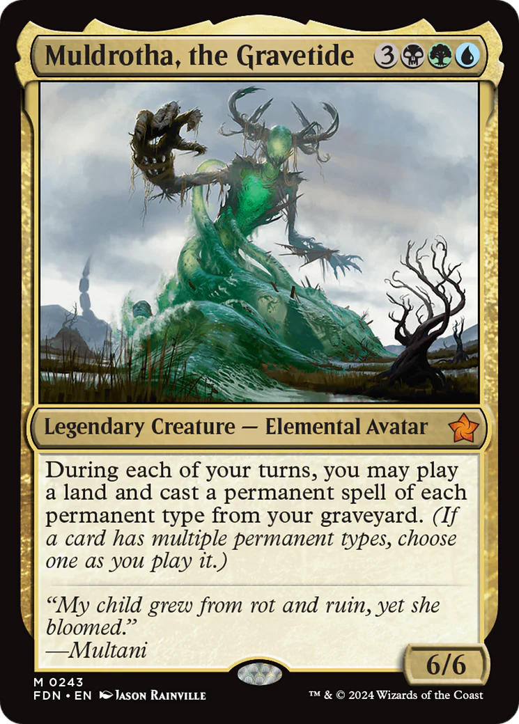 Muldrotha, the Gravetide (FDN-243) - Foundations [Mythic]