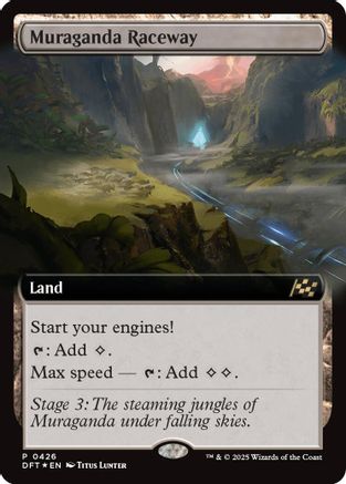 Muraganda Raceway (0426) (Extended Art) (DFT-426) - Aetherdrift Foil [Land]