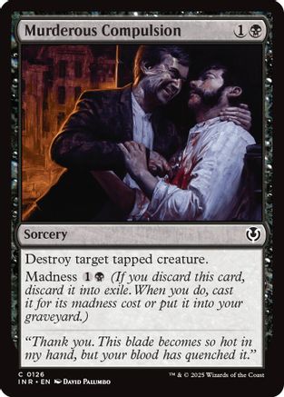 Murderous Compulsion (INR-126) - Innistrad Remastered Foil [Common]