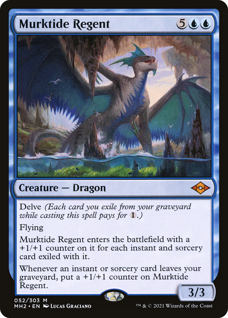 Murktide Regent (MH2-052) - Modern Horizons 2 [Mythic]