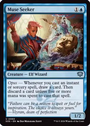 Muse Seeker (SOS-060) - Secrets of Strixhaven [Uncommon]