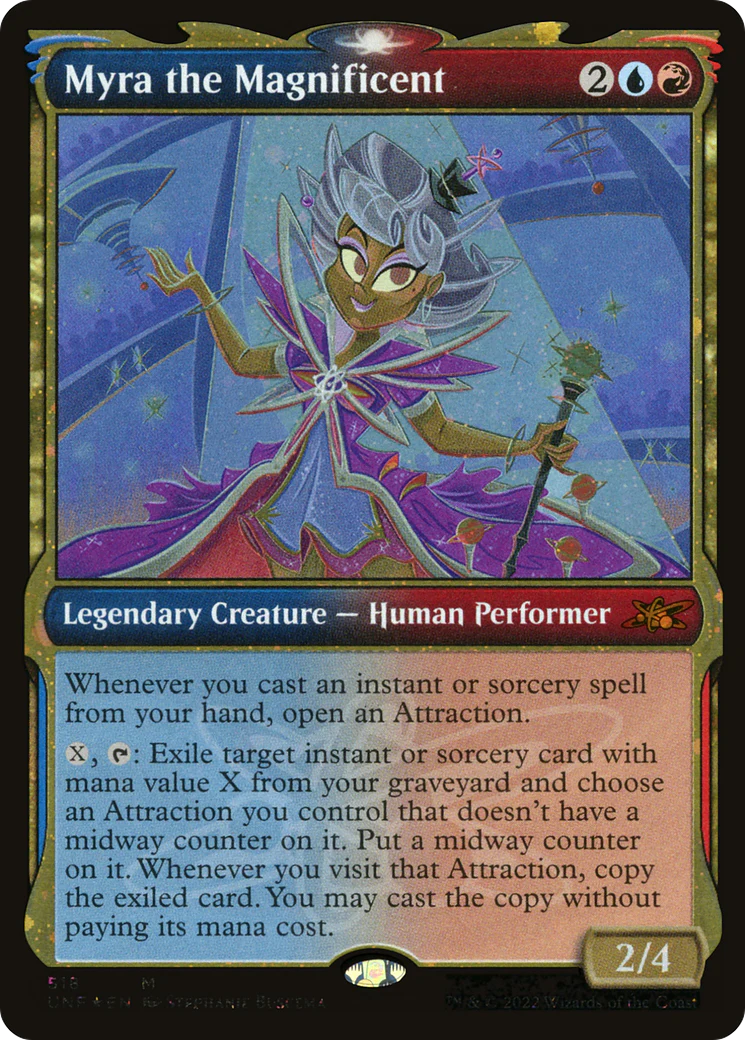Myra the Magnificent (UNF-518) - Unfinity: (Showcase) Galaxy Foil [Mythic]
