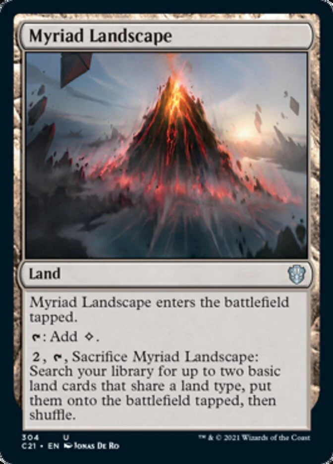 Myriad Landscape (C21-304) - Commander 2021 [Uncommon]