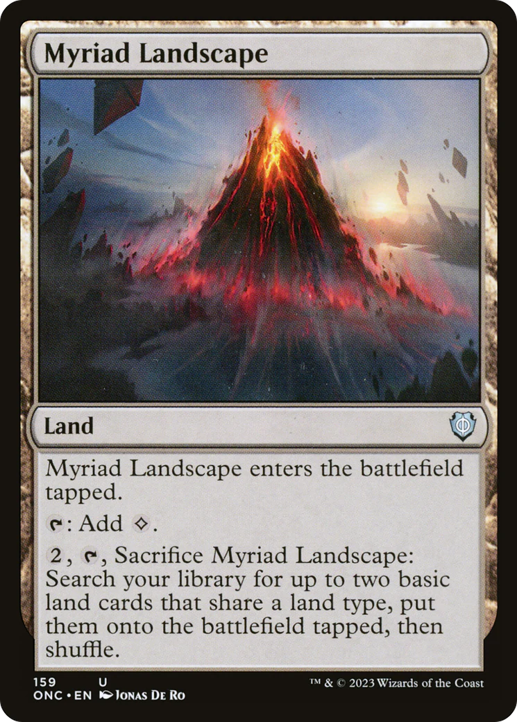Myriad Landscape (ONC-159) - Phyrexia: All Will Be One Commander [Uncommon]