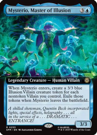 Mysterio, Master of Illusion (Extended Card) (SPM-253) - Marvel's Spider-Man [Rare]