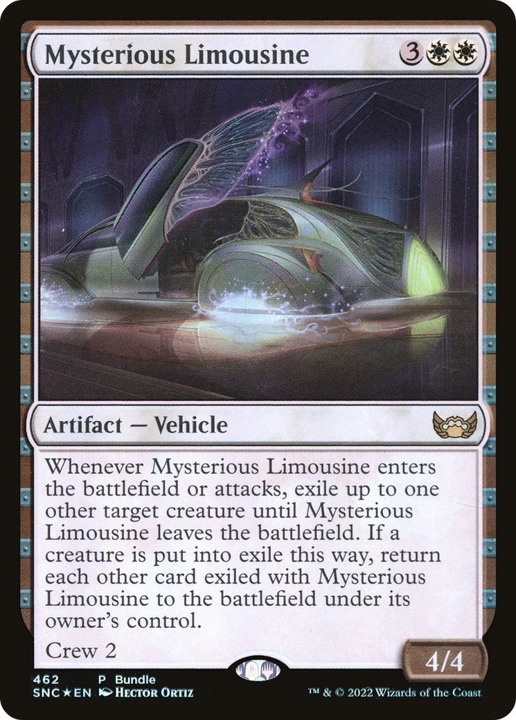 Mysterious Limousine (SNC-462) - Streets of New Capenna Foil [Rare]