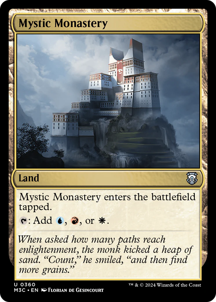 Mystic Monastery (M3C-360) - Modern Horizons 3 Commander [Uncommon]