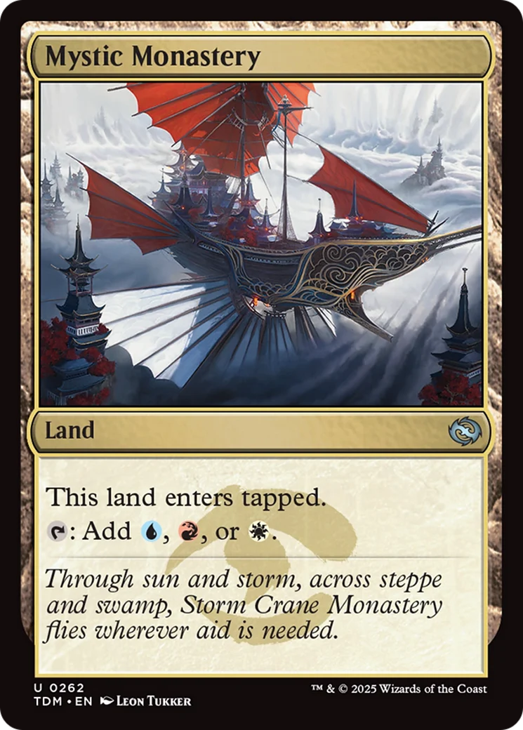Mystic Monastery (TDM-262) - Tarkir: Dragonstorm [Uncommon]
