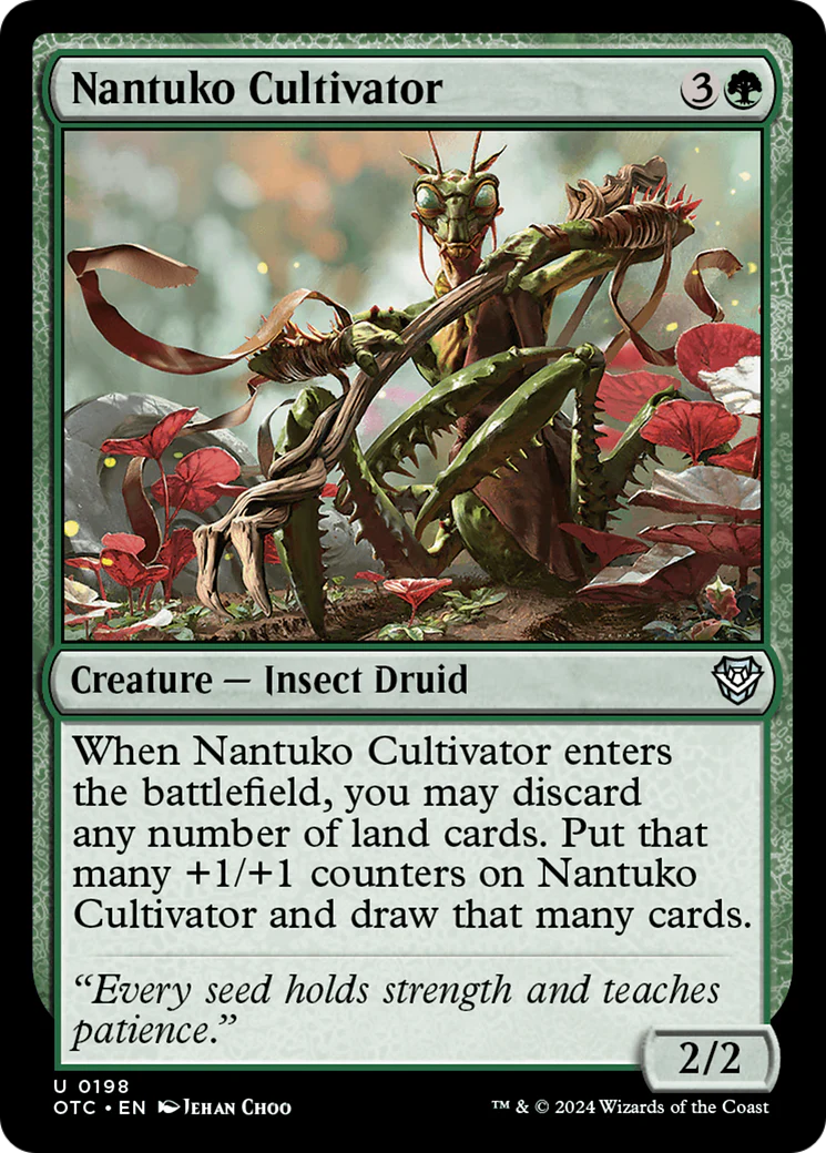 Nantuko Cultivator (OTC-198) - Outlaws of Thunder Junction Commander [Uncommon]
