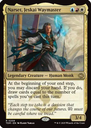 Narset, Jeskai Waymaster (TDM-209) - Tarkir: Dragonstorm Foil [Rare]