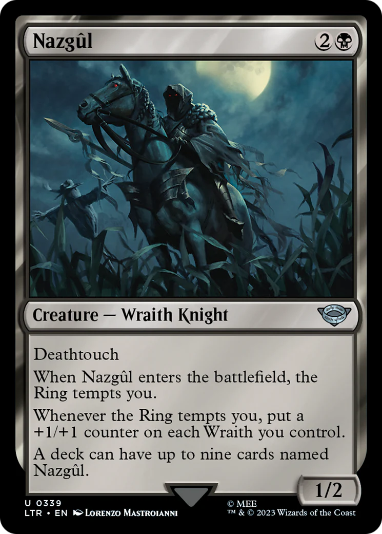 Nazgûl (LTR-339) - The Lord of the Rings: Tales of Middle-earth Foil [Uncommon]