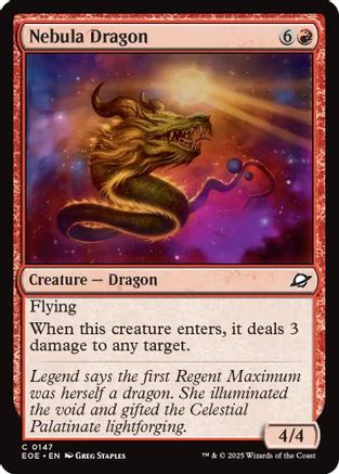 Nebula Dragon (EOE-147) - Edge of Eternities [Common]