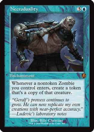Necroduality (Retro Frame) (INR-365) - Innistrad Remastered [Mythic]