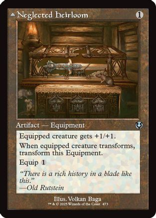 Neglected Heirloom (Retro Frame) (INR-473) - Innistrad Remastered [Uncommon]