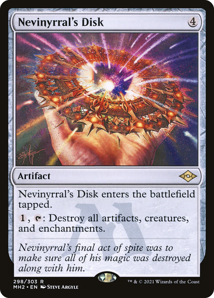 Nevinyrral's Disk (MH2-298) - Modern Horizons 2 [Rare]