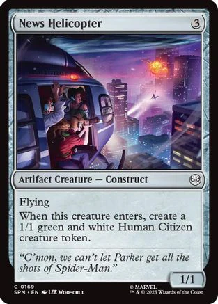 News Helicopter (SPM-269) - Marvel's Spider-Man Foil [Common]