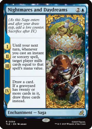 Nightmares and Daydreams (TLE-094) - Avatar: The Last Airbender: Eternal-Legal Foil [Uncommon]