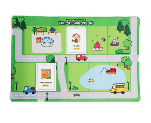 Not So Neighborly Playmats (Set of 4)