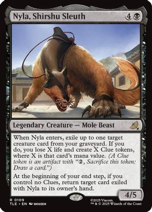 Nyla, Shirshu Sleuth (TLE-109) - Avatar: The Last Airbender: Eternal-Legal Foil [Rare]
