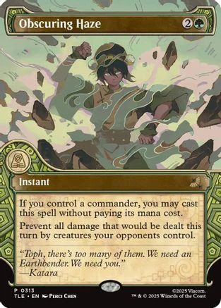 Obscuring Haze (Showcase) (TLE-313) - Avatar: The Last Airbender: Eternal-Legal [Promo]