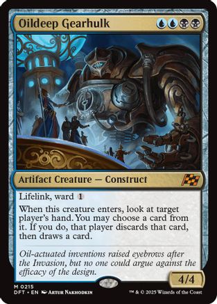 Oildeep Gearhulk (DFT-215) - Aetherdrift Foil [Mythic]