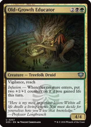 Old-Growth Educator (SOS-207) - Secrets of Strixhaven [Uncommon]