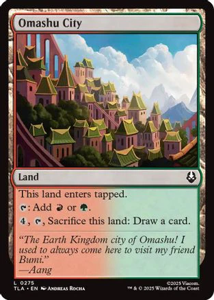 Omashu City (TLA-275) - Avatar: The Last Airbender Foil [Land]