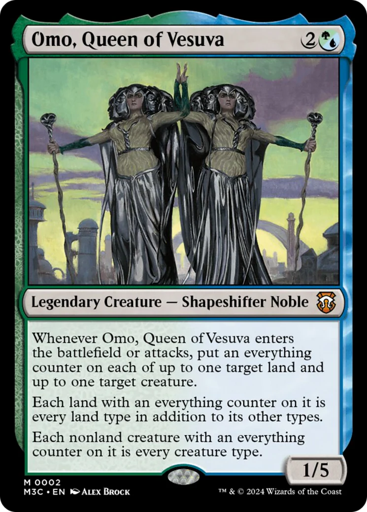 Omo, Queen of Vesuva (M3C-002) - Modern Horizons 3 Commander [Mythic]