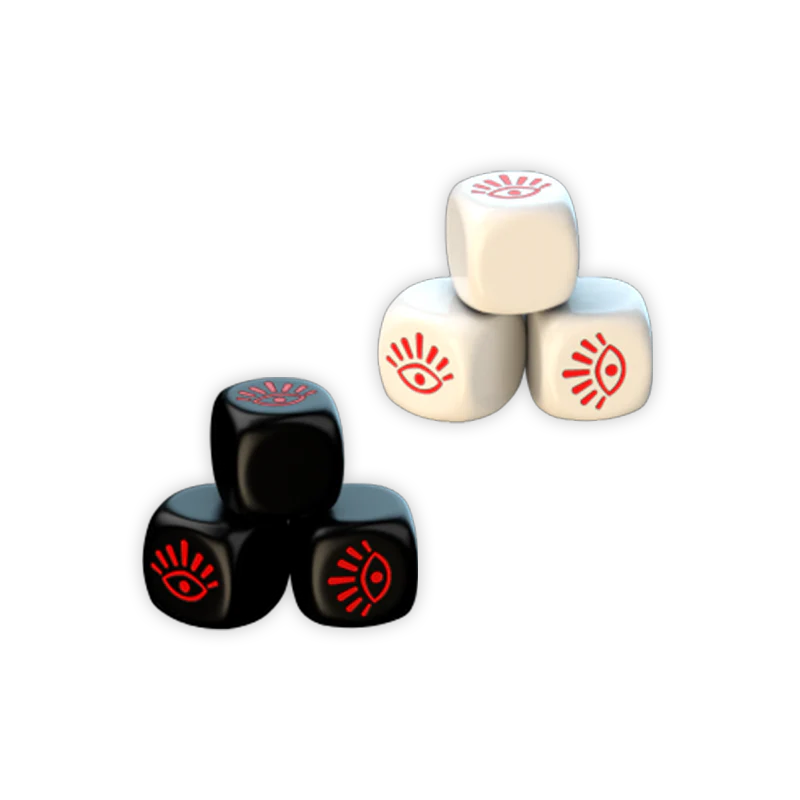 One More Quest – Custom Eyecon Dice Set