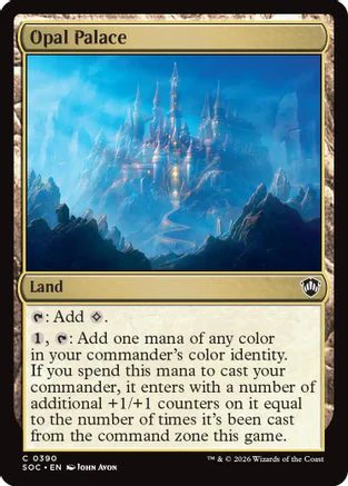 Opal Palace (SOC-390) - Commander: Secrets of Strixhaven [Common]
