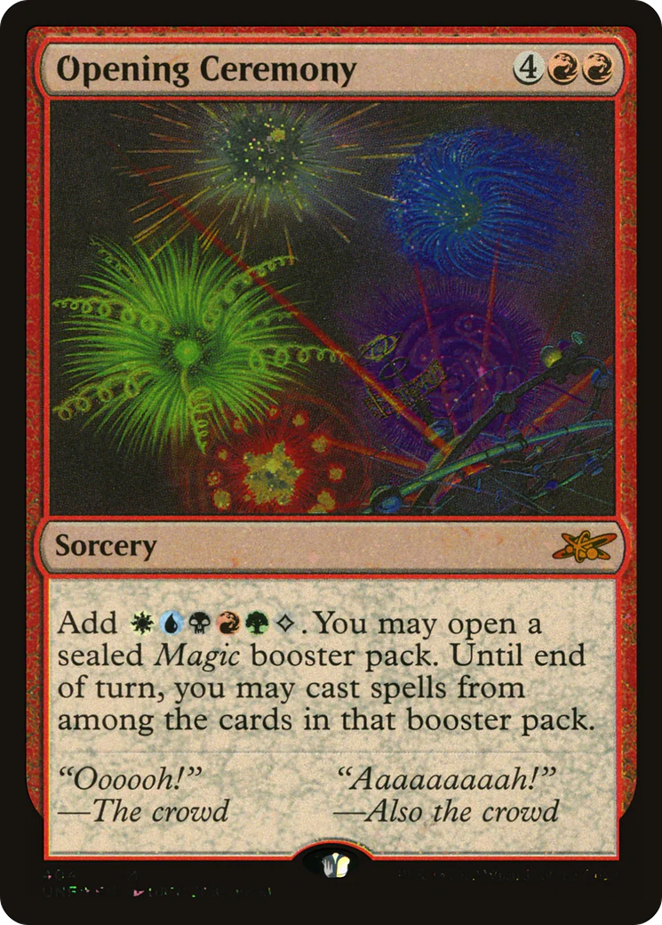 Opening Ceremony (UNF-404) - Unfinity Galaxy Foil [Mythic]
