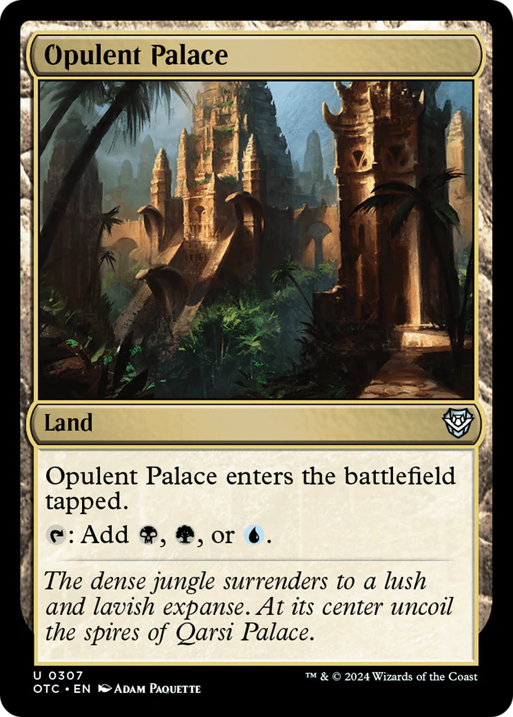 Opulent Palace (OTC-307) - Outlaws of Thunder Junction Commander [Uncommon]